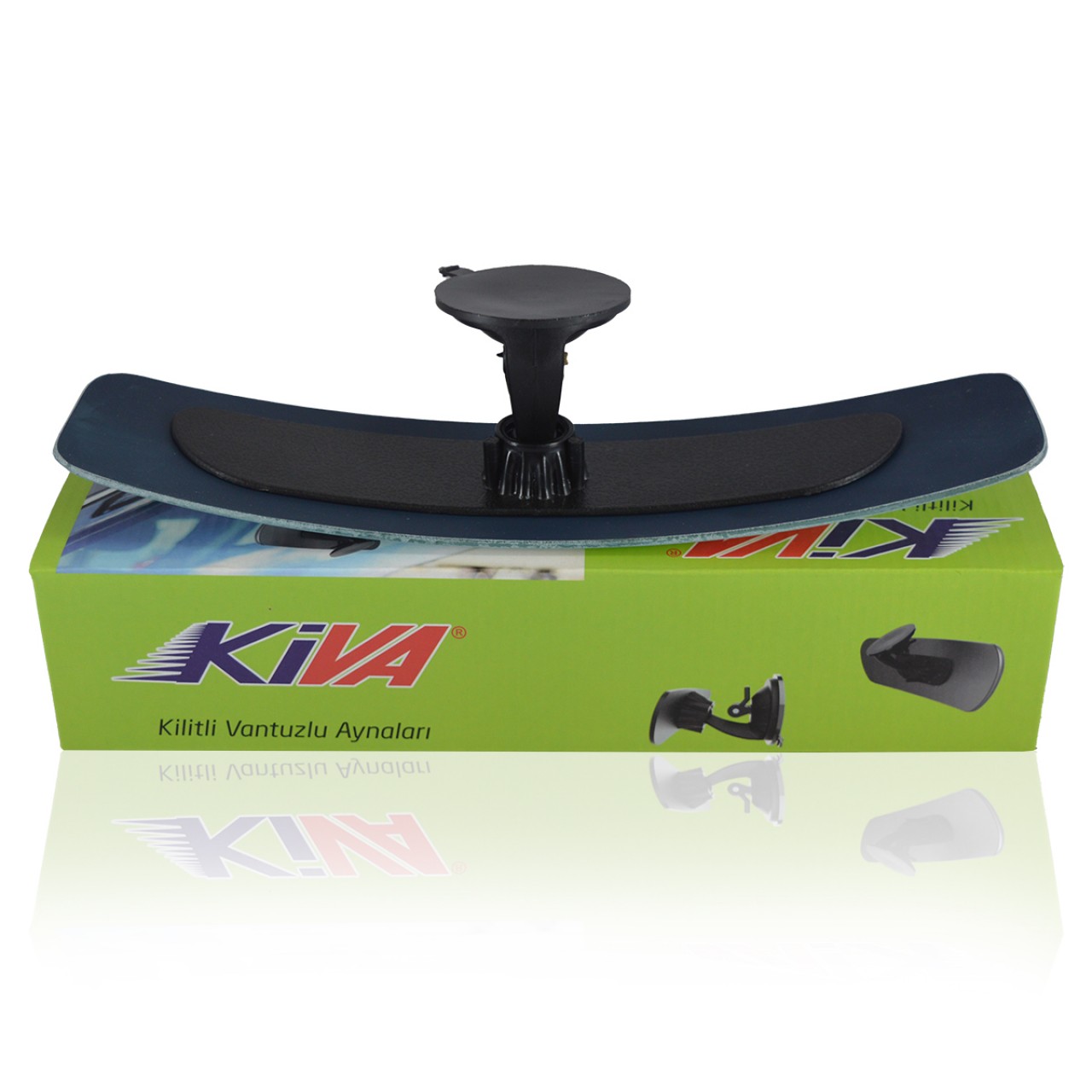 Kiva Cici-2 Kilitli Vantuzlu İç Dikiz Aynası 80x300 mm