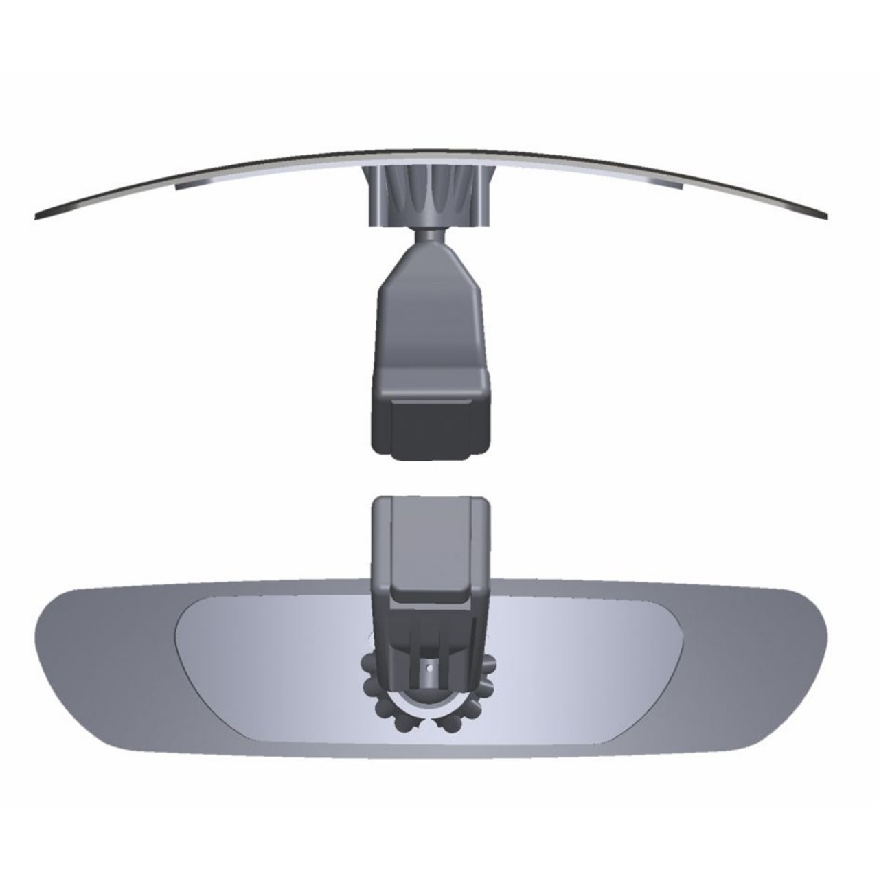 O-va Şahin Ayaklı-4 Yaldızlı Universal İç Dikiz Aynası 200x52 mm
