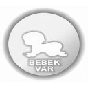 Mercek Dikkat Bebek Işıklı İç Dikiz Aynası 120 mm