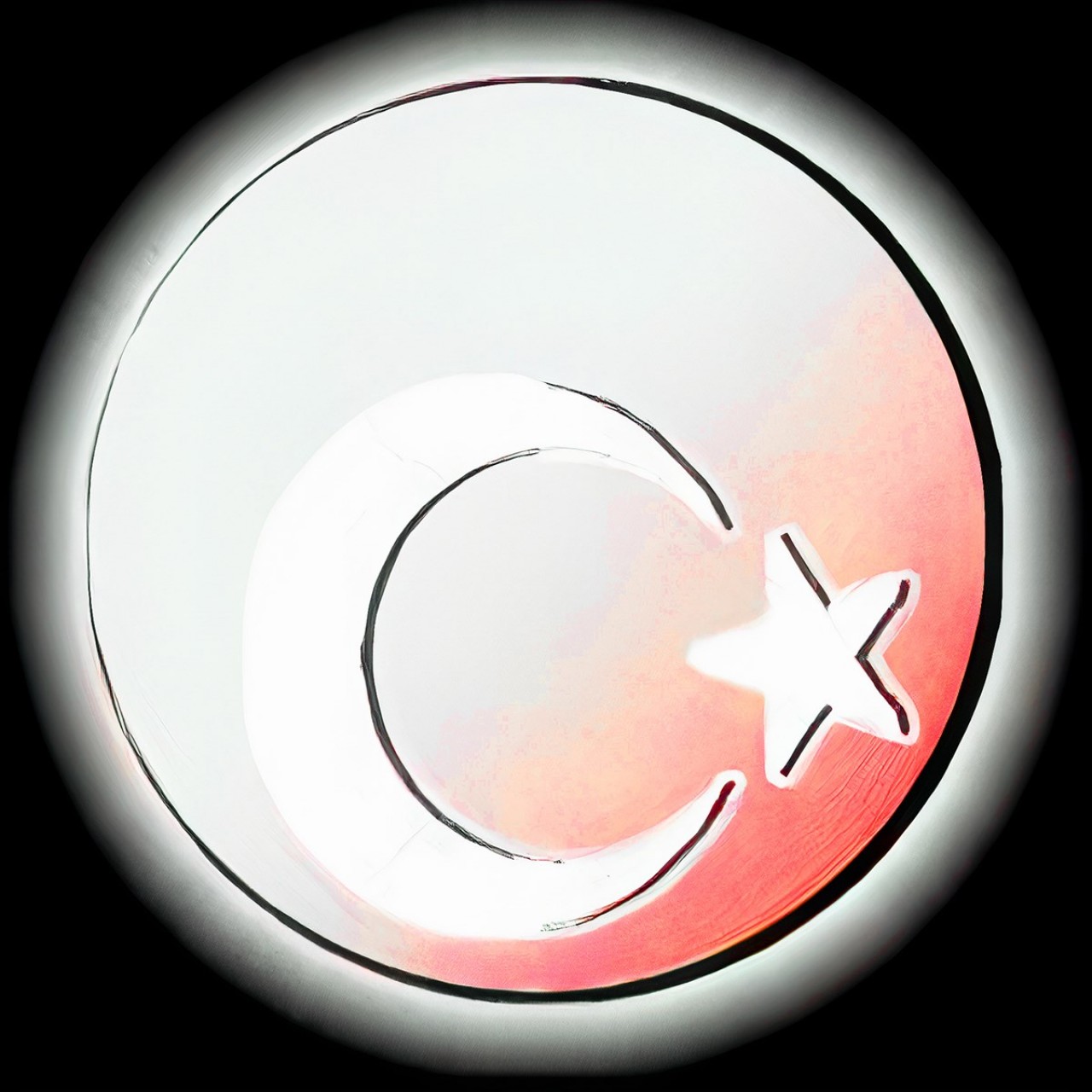 Mercek Ay Yıldız Işıklı İç Dikiz Aynası 120 mm