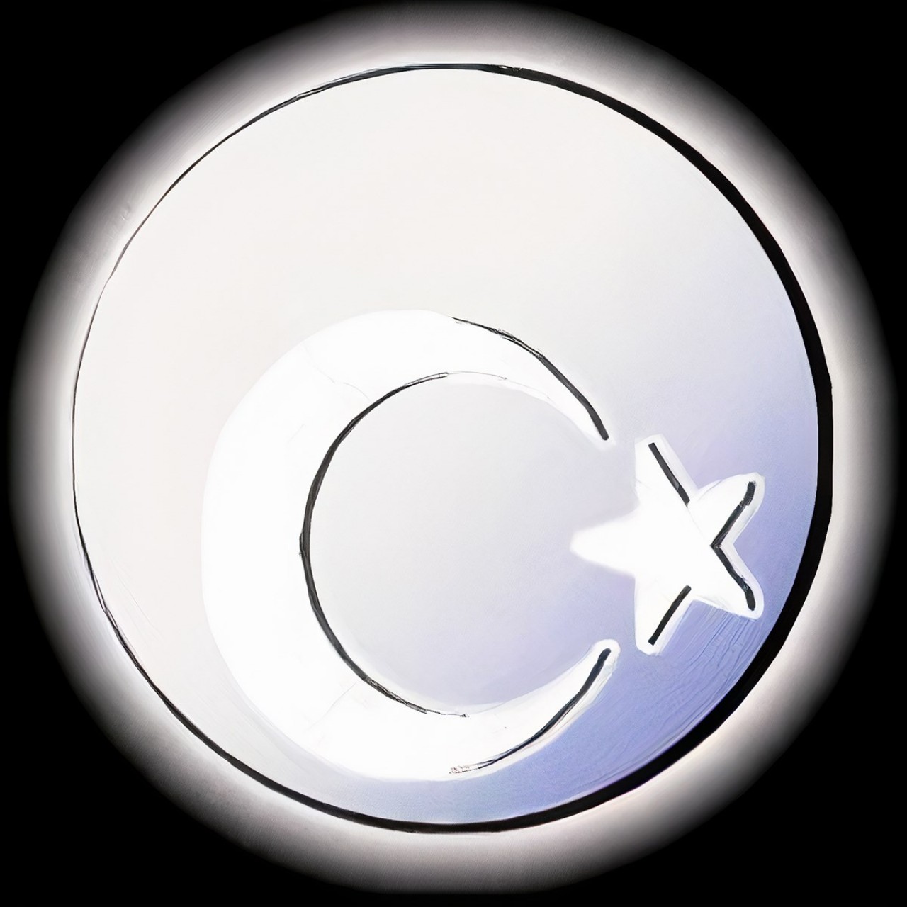Mercek Ay Yıldız Işıklı İç Dikiz Aynası 120 mm