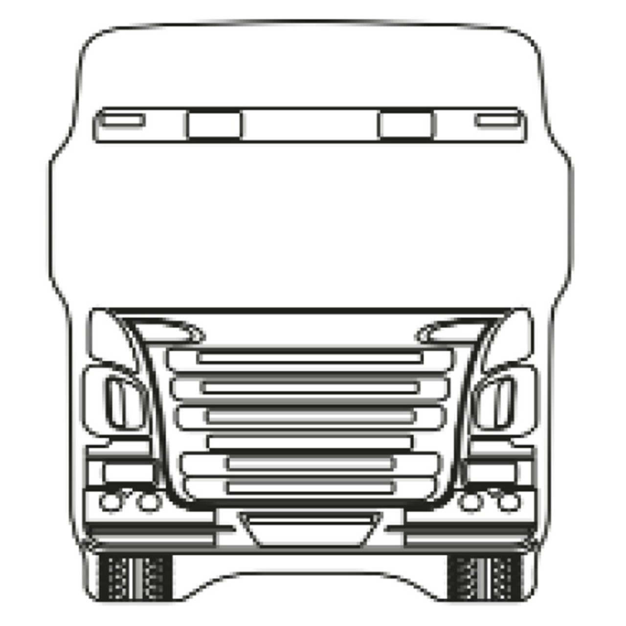 Scania Kabin Canlandırma Ayna Topuzlu 140x170 mm