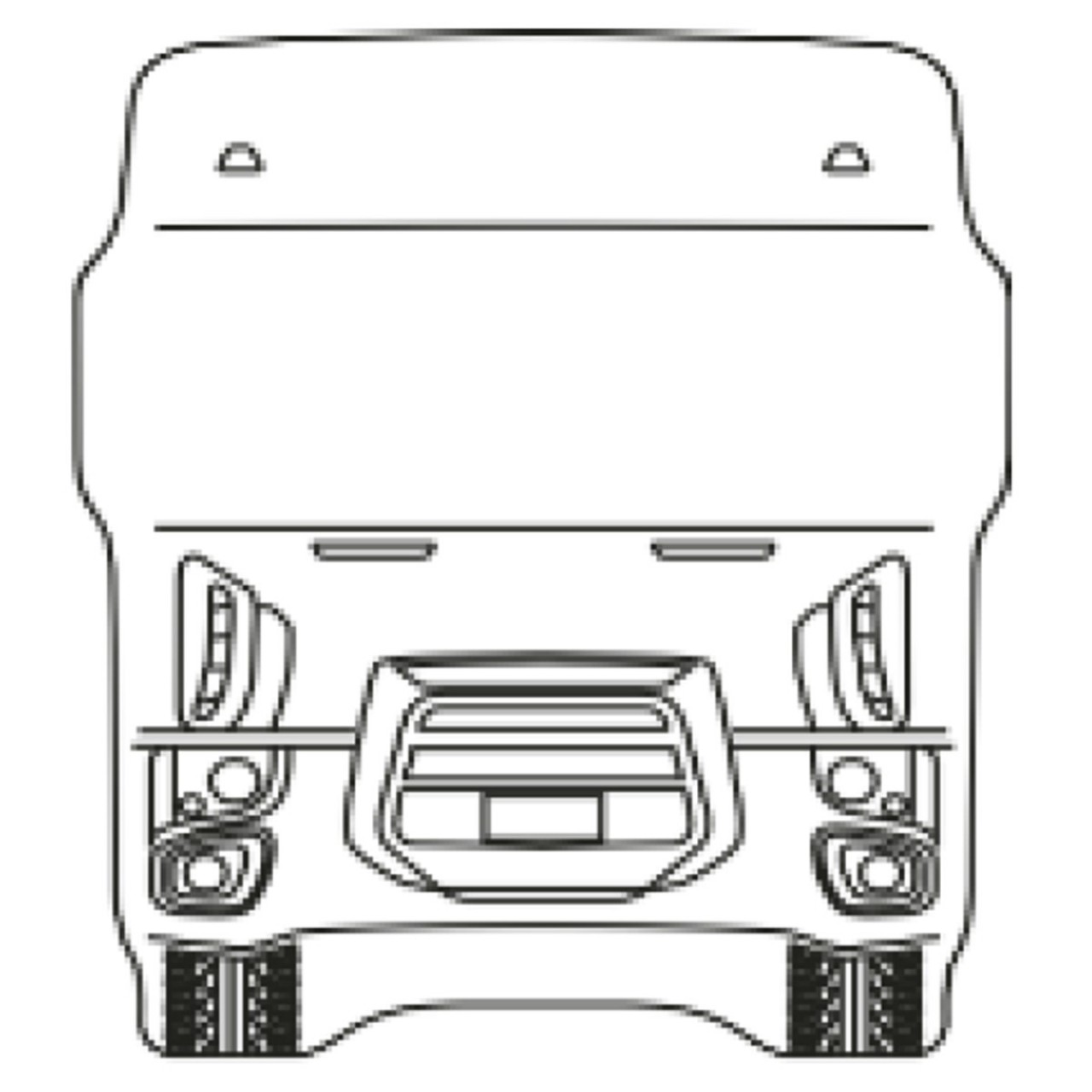 Ford Kabin Canlandırma Ayna Kiva 140x170 mm