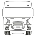 Ford Kabin Canlandırma Ayna Topuzlu 140x170 mm