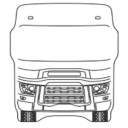 Renault Kabin Canlandırma Ayna Kiva 140x170 mm