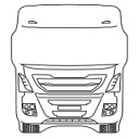 Iveco Kabin Canlandırma Ayna Topuzlu 140x170 mm