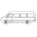 Sprinter Minibüs Topuzlu Canlandırma Ayna 100x250 mm