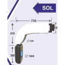 Universal Şahin Boksör Ayna Rezistanslı Motorsuz Sol 24V