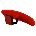 Universal Pırlanta Eğik Kollu-4 İç Dikiz Aynası 212x59 mm Kırmızı