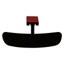 Universal Pırlanta Eğik Kollu-4 İç Dikiz Aynası 212x59 mm Siyah