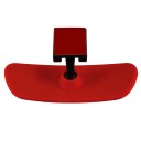 Universal Pırlanta Dik Kollu-3 İç Dikiz Aynası 171x56 mm Kırmızı