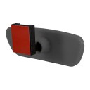 Universal Pırlanta Dik Kollu-3 İç Dikiz Aynası 171x56 mm Gri