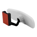 Universal Pırlanta Eğik Kollu-3 İç Dikiz Aynası 171x56 mm Beyaz