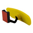 Universal Pırlanta Eğik Kollu-3 İç Dikiz Aynası 171x56 mm Sarı