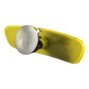 Universal Pırlanta Kiva-4 Vantuzlu İç Dikiz Aynası 212x59 mm Sarı