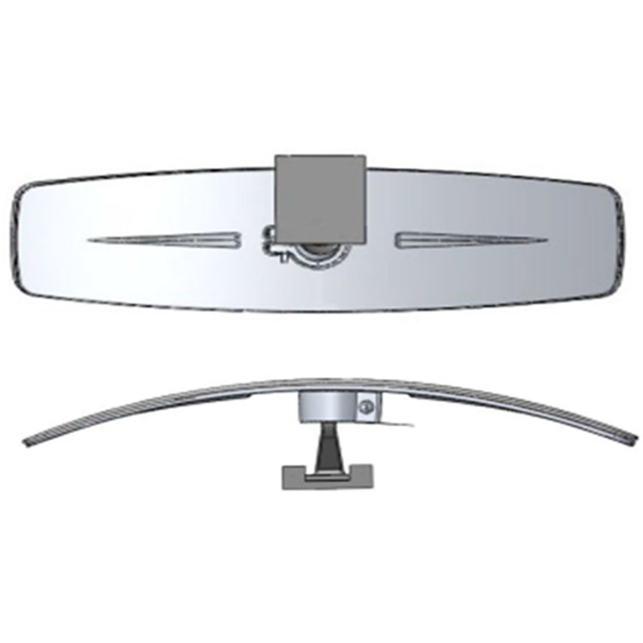 Ha-va Eğik Kollu Yaldızlı Universal İç Dikiz Aynası r320 290x85 mm