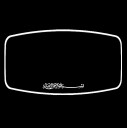 NAZAR KOLLU R450 D/ YAKAMOZ   / BEYAZ   (   BESMELE  ARAPÇA )    Işıklı İç Dikiz Aynası 290x150 mm