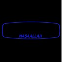 CİCİ ŞAHİN AYAKLI-2  R450 / YAKAMOZ   / MAVİ    (   MAŞAALLAH TÜRKÇE  )  Işıklı İç Dikiz Aynası 300X80 mm