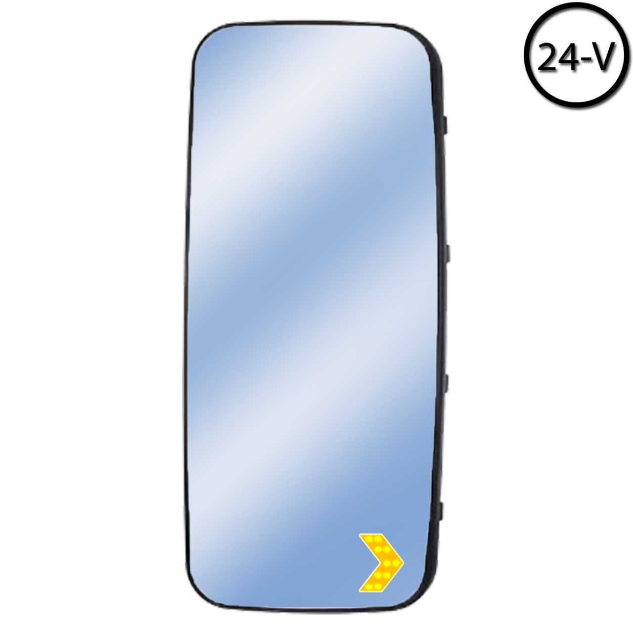 Axor Ym Rezistanslı Tırnaklı Sinyalli Plastik Yataklı Sağ Ayna Camı 24V 215x435 mm 002 811 46 33