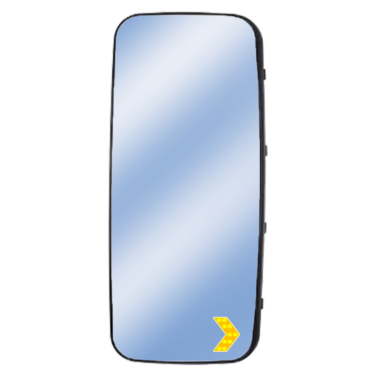 Axor Ym Rezistanssız Tırnaklı Sinyalli Plastik Yataklı Sağ Ayna Camı 24V 215x435 mm