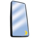 Universal Rezistanssız Dış Dikiz Ayna Camı Plastik Yataklı Sağ Man Bmc Pro Daf YM 403 205x384 mm