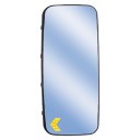 Axor Ym Rezistanssız Tırnaklı Sinyalli Plastik Yataklı Sol Ayna Camı 24V 215x435 mm