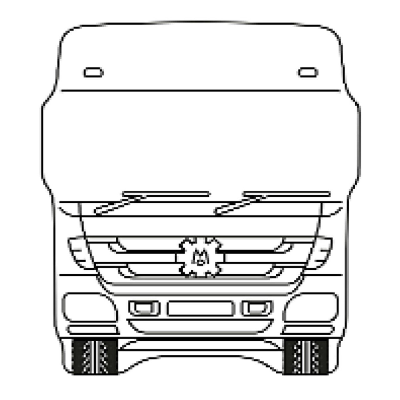 Mercedes Kabin Canlandırma Ayna Topuzlu 140x170 mm