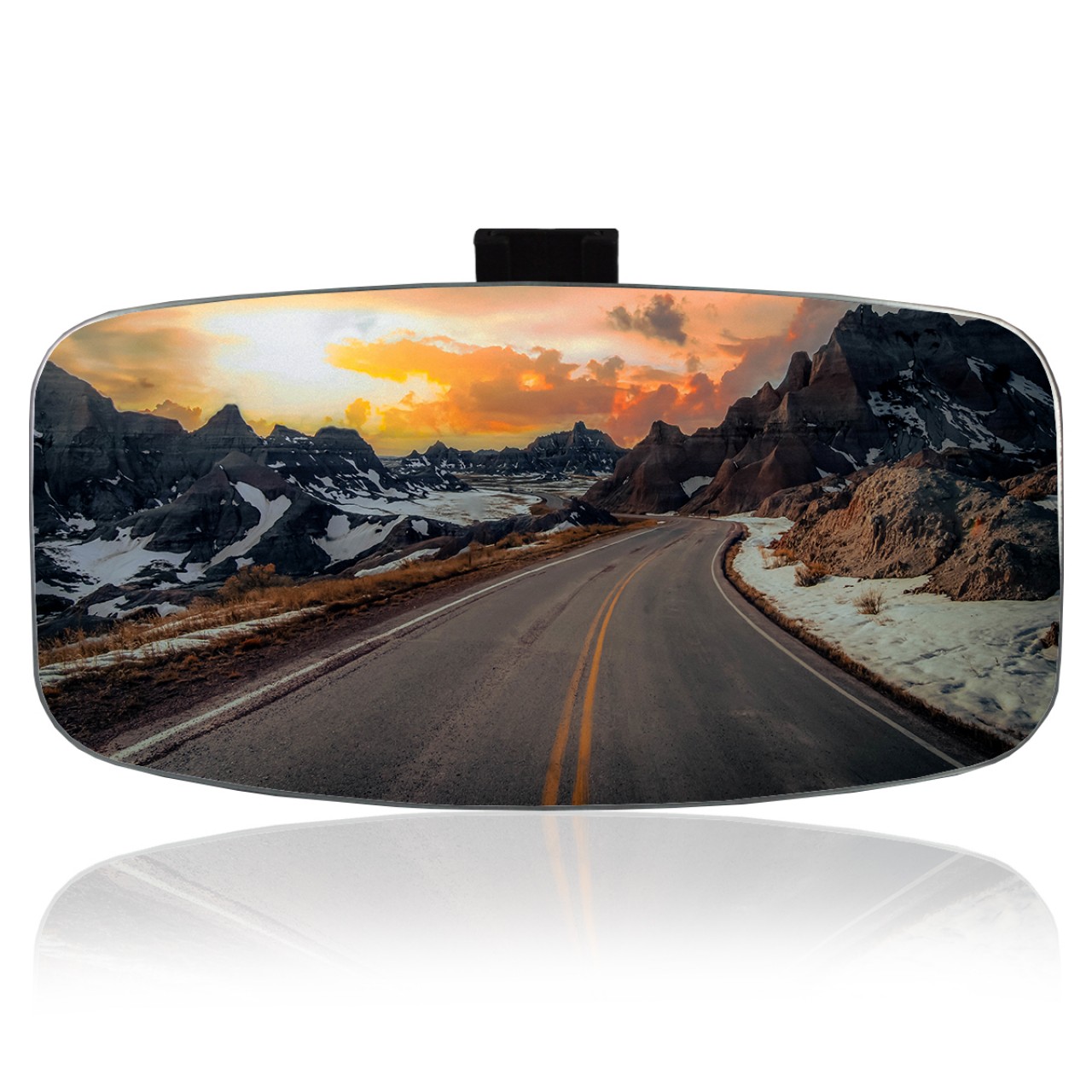 Nazar Eğik Kollu Universal İç Dikiz Aynası r450 290x150 mm